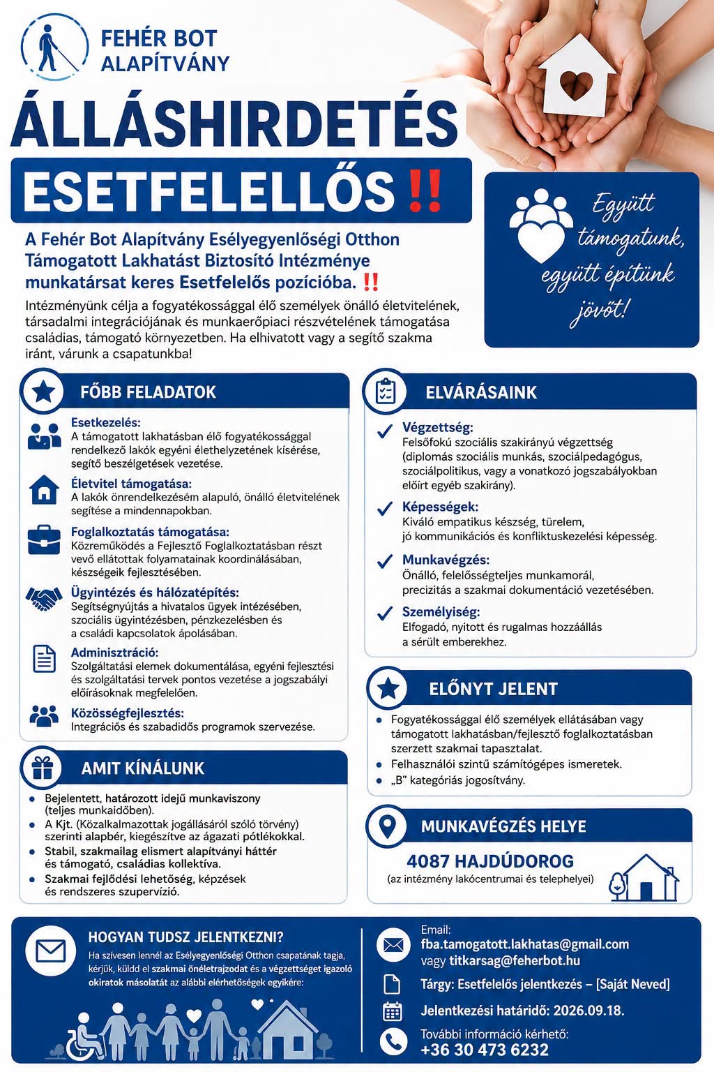 Álláshirdetés